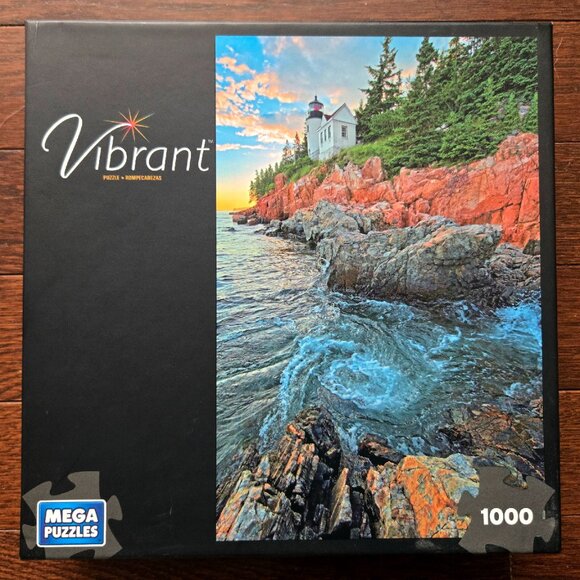 Lighthouse, 1000 piece puzzle, Mega Puzzles - Picture 2 of 4